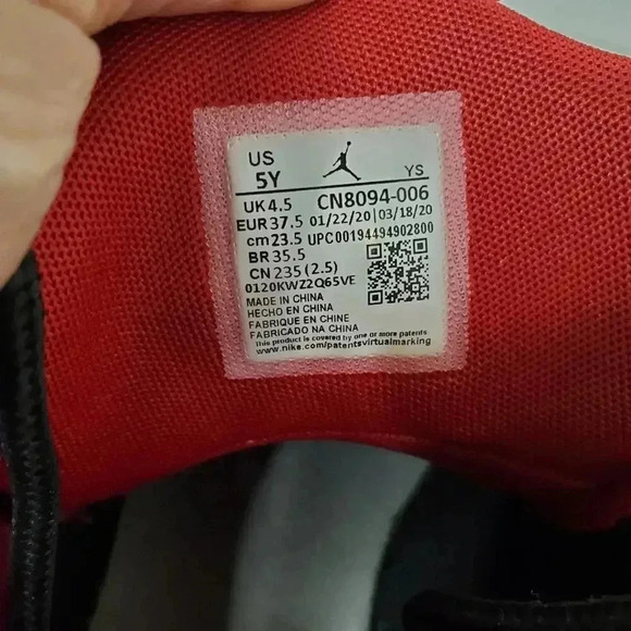 JORDAN MAX AURA 2 'BLACK CEMENT' 5Y - Picture 9 of 14